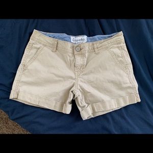 Aeropostale Khaki Short Shorts | Size: 6